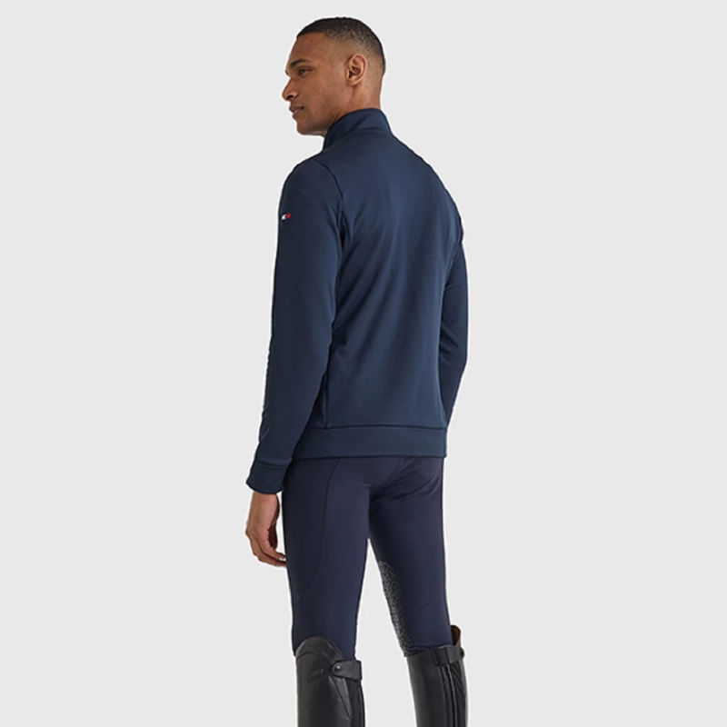 Tommy Hilfiger Men's Signature Tape Performance Training Jacket - Desert Sky-2